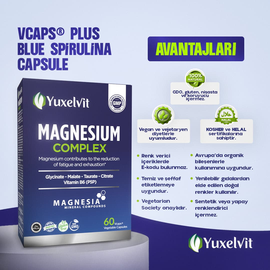 Yuxelvit Magnesium Complex 60 Kapsül